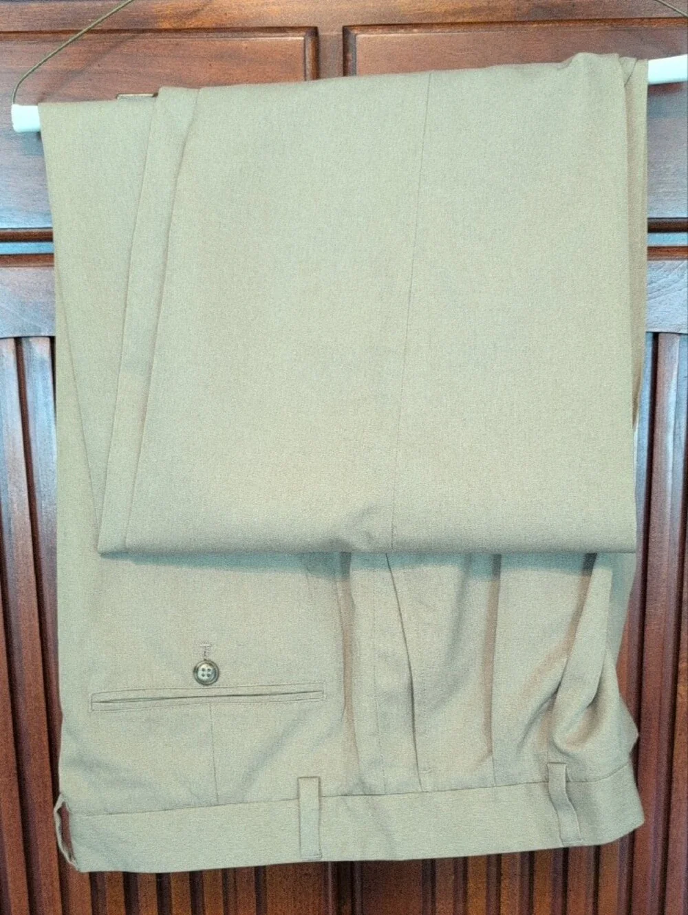 Men's Classic Tan Chino Pants - Picture 6 of 6